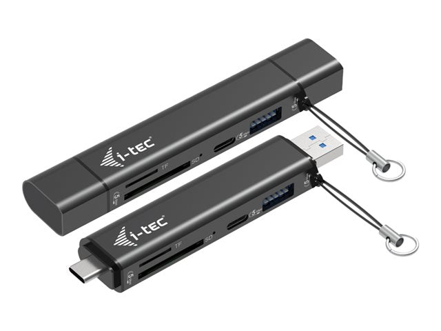 I-TEC USB-C / USB-A Dongle SD TF and 2x USB 1x USB-A 1x USB-C