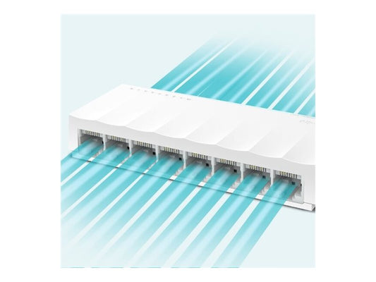 TP-LINK LiteWave 8-Port 10/100M Desktop Switch 8 10/100M RJ45 Ports Desktop Plastic Case