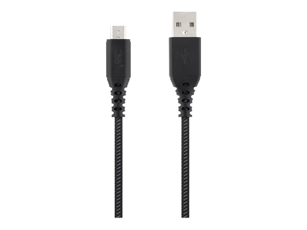 T'NB TNB XTREMWORK 1.5m USB/Micro USB Cable Black/Grey
