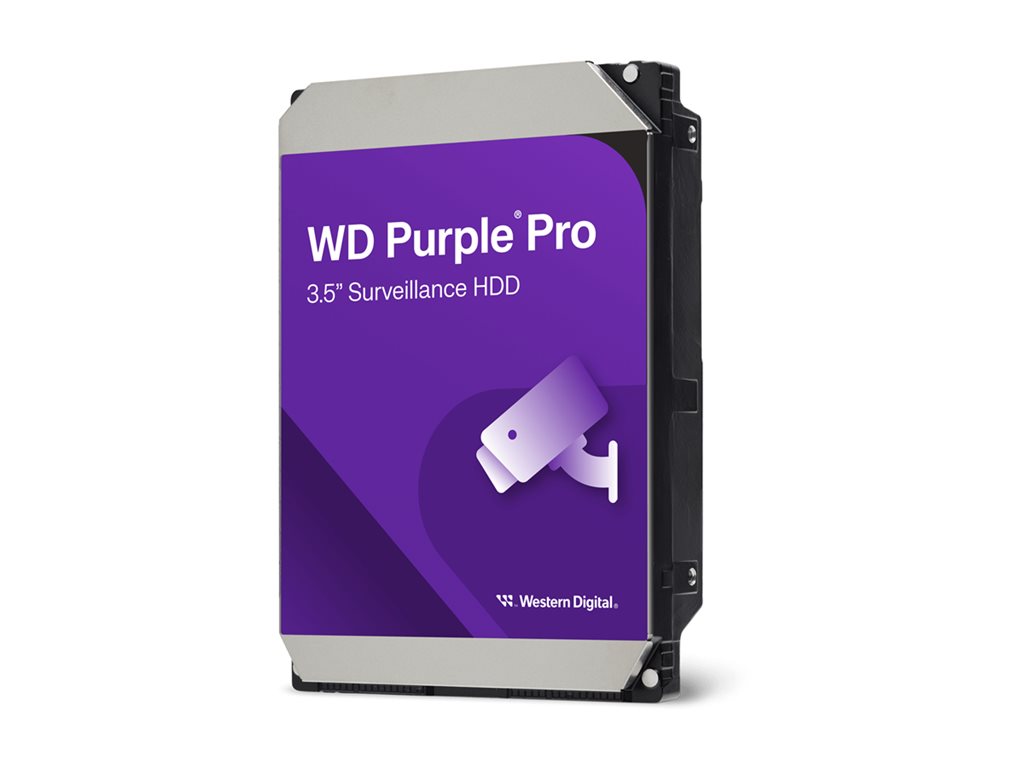 WESTERN DIGITAL WD Purple Pro 18To SATA 6Gb/s HDD 3.5p internal 7200tpm 512Mo Cache 24x7 Bulk