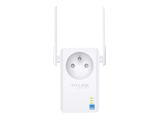 TP-LINK 300Mbps Wireless N Wall Plugged Range Extender with Pass Through Atheros 2T2R 2.4GHz 802.11n/g/b Power on/off and Ranger Ext