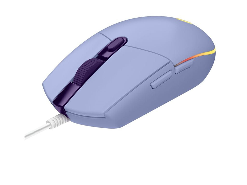 LOGITECH Gaming Mouse G203 LIGHTSYNC Mouse optical 6 buttons wired USB lilac for Komplett Epic Gaming PC a125