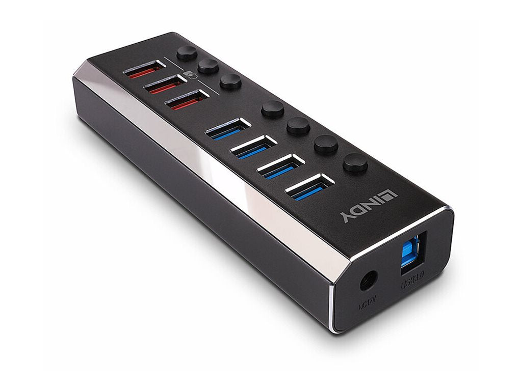 LINDY LINDY 4 Port USB 3.0 Hub with 3 Quick Charge 3.0 Ports