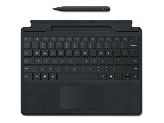 MICROSOFT Surface Pro9/10/11 Typecover with Slim Pen COMM black United Kingdom Layout