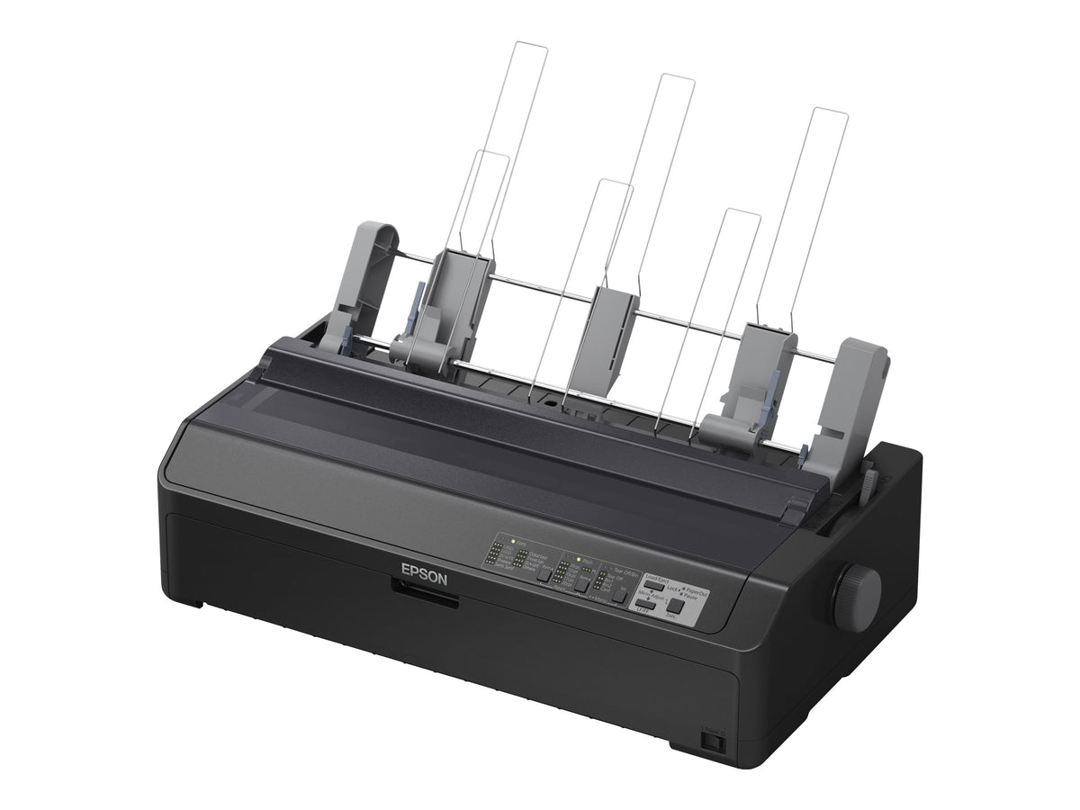 EPSON LQ 2090IIN Printer Mono dot-matrix Roll 21.6 cm 406.4mm width 420x364mm 360x180dpi 24pin 584char/sec parallel USB LAN