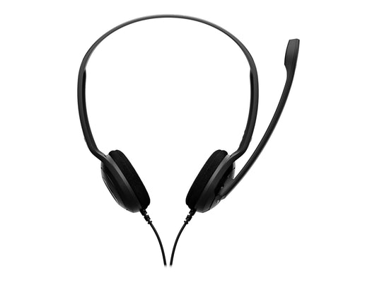 EPOS Micro-casque binaural PC USB avec contrôle volume/mute Microphone à réduction de bruit