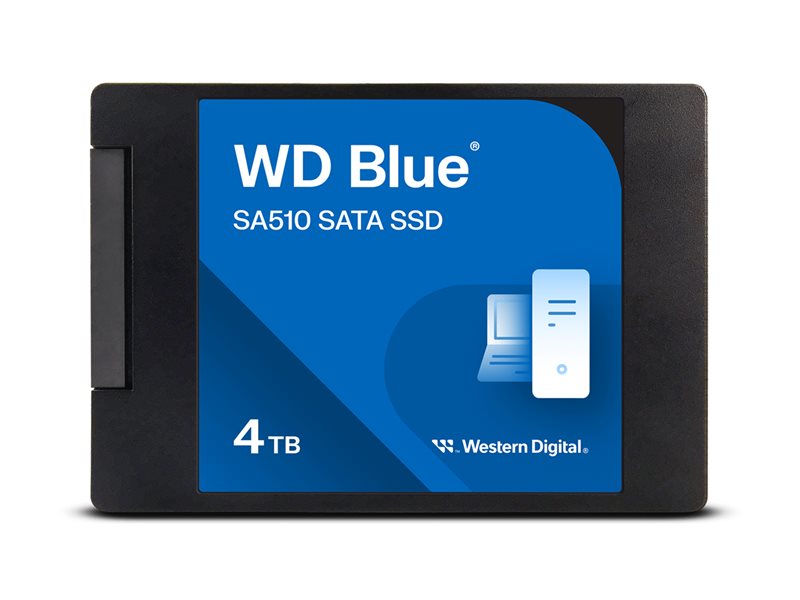 WD Blue SA510 SSD 4To SATA III 6Gb/s cased 2.5p 7mm internal single-packed POWERED BY SANDISK