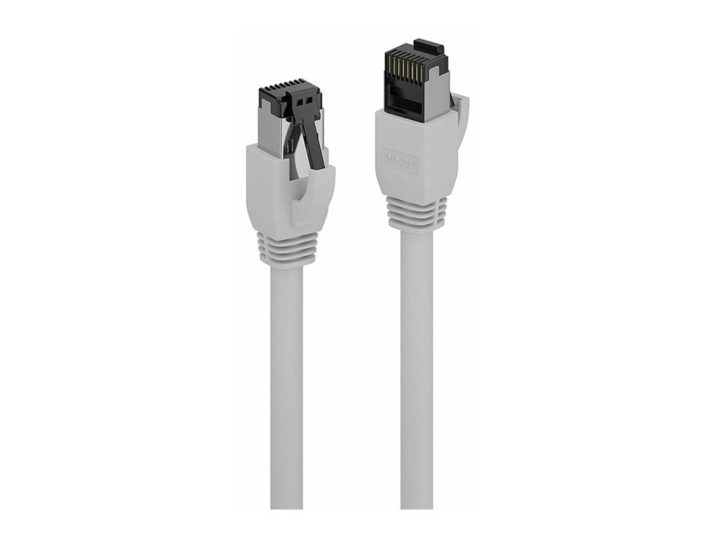 LINDY 0.5m Cat.8.1 S/FTP LSZH Cable Grey