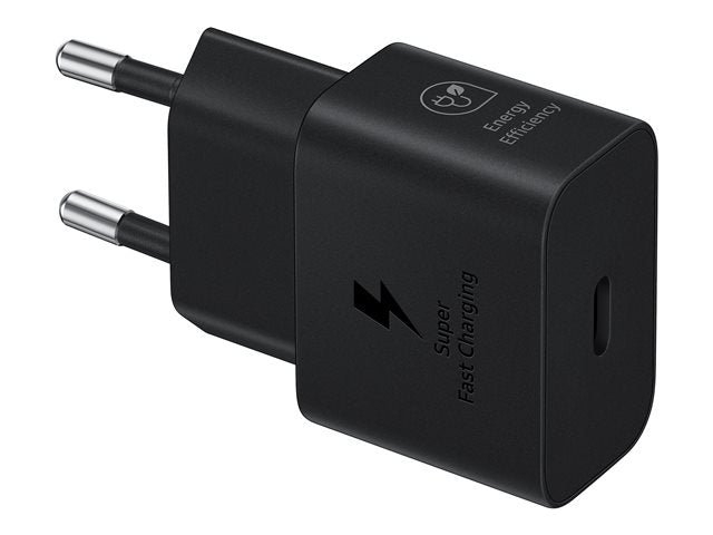 SAMSUNG fast charger USB-C 25W without data cable black
