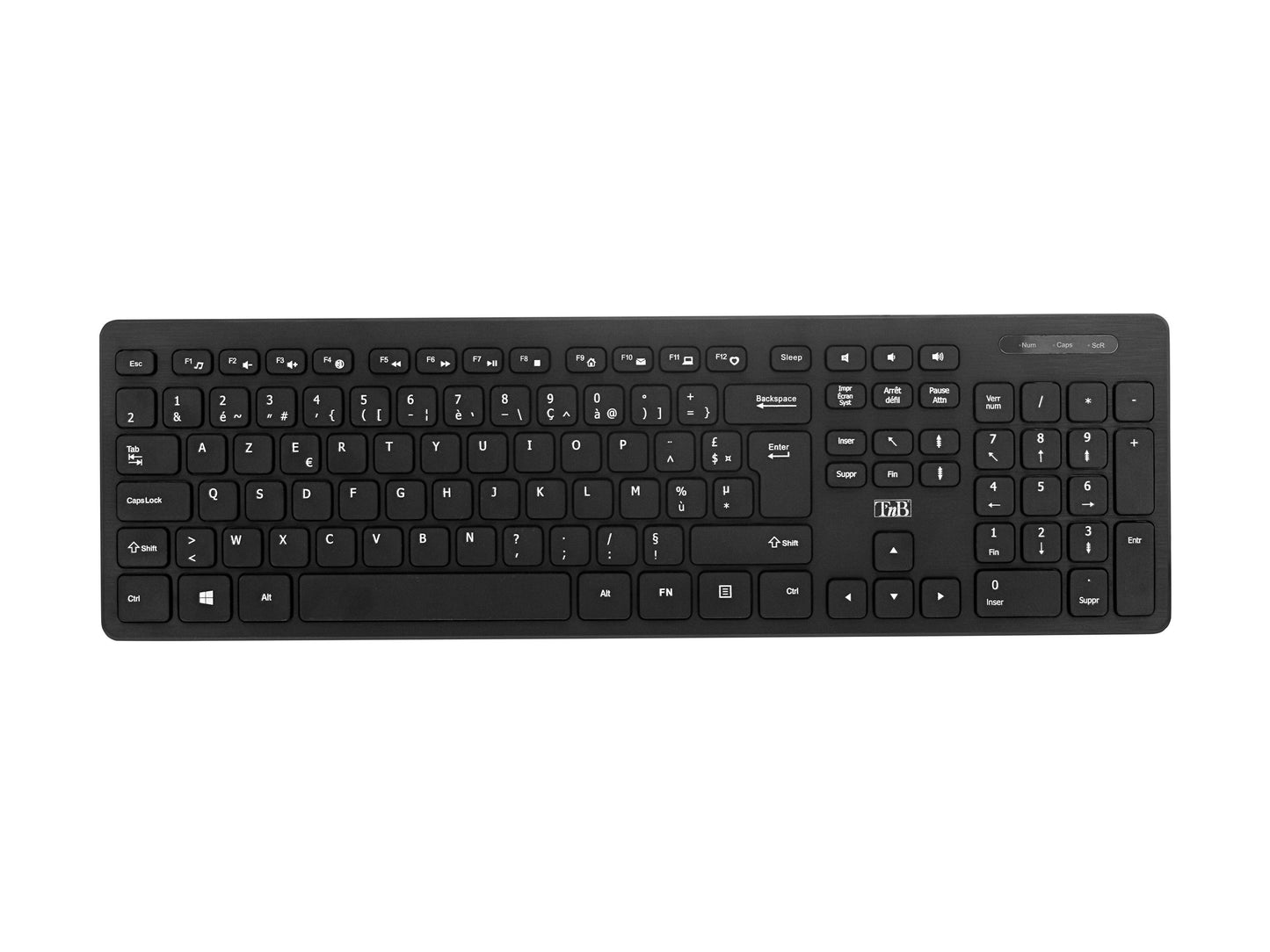 TNB HUB Wired Keyboard Built-In 3X Usb-A Hub Brushed Finish Fine Touches Automatic Connection No Installation Required