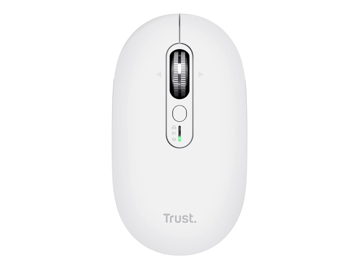 TRUST TRUST Souris sans fil SERON hyperscroll multi-connexion rechargeable blanc