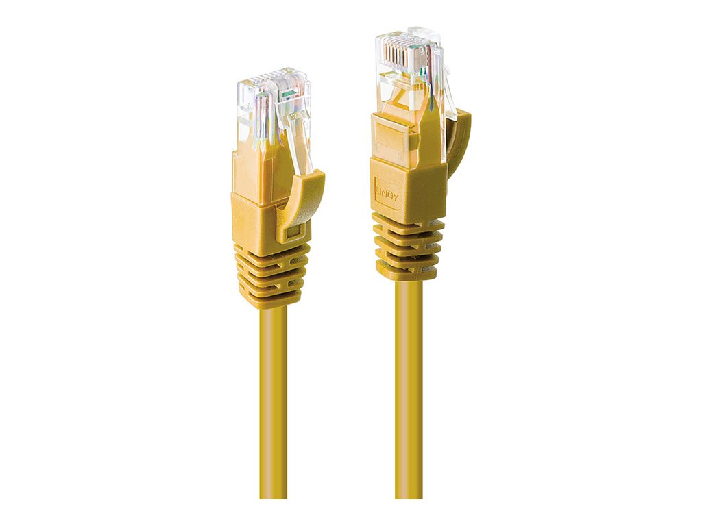 LINDY LINDY Cat.6 UTP Cable Yellow 1m