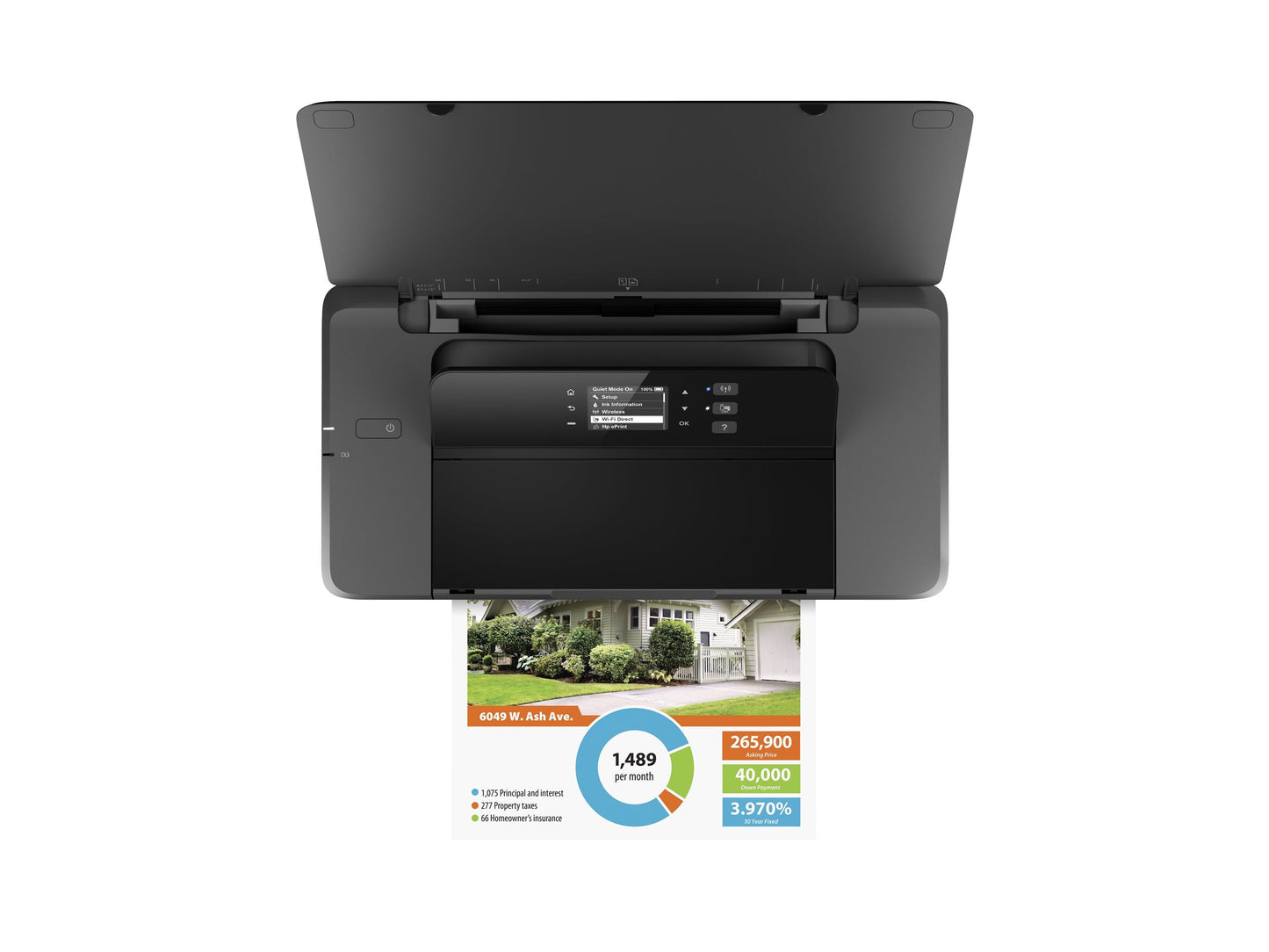 HP Officejet 200 Mobile Printer A4 color Inkjet PRODUIT NEUF EMBALLAGE ABIME (DE)
