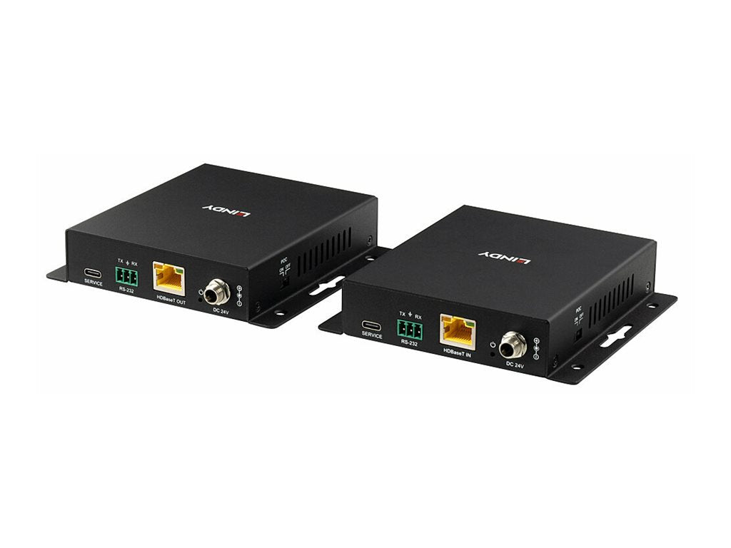LINDY Extender Cat.6A Type C 4K60 HDBaseT 3.0 pour vidéo et données 100m