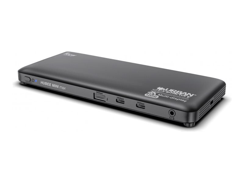 URBAN FACTORY URBAN FACTORY Hubee Mini Max USB-C Docking Station Multi Display 4K 120Hz With 2 USB-C 10Gbps Power Supply 130W