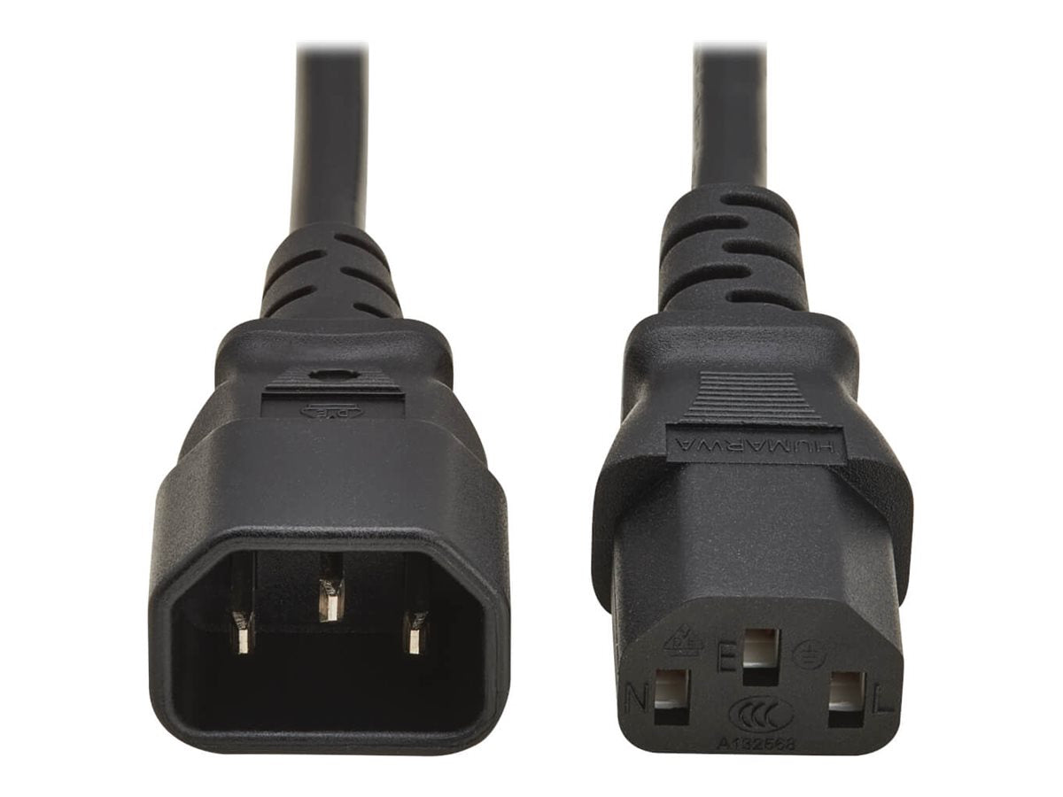 EATON TRIPPLITE Power cable IEC 60320 C14 to power IEC 60320 C13 250V 10 A 1m Black Europe