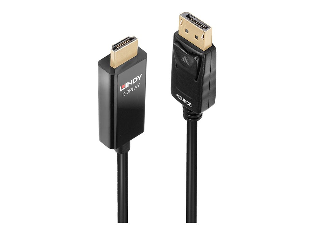 LINDY 3m Active DisplayPort to HDMI Adapter Cable with HDR