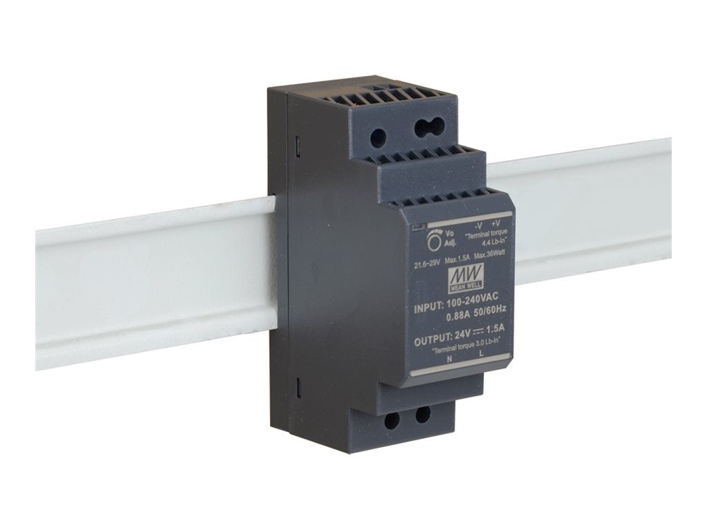 D-LINK 24W Ultra slim design with 17.5mm 1SU width