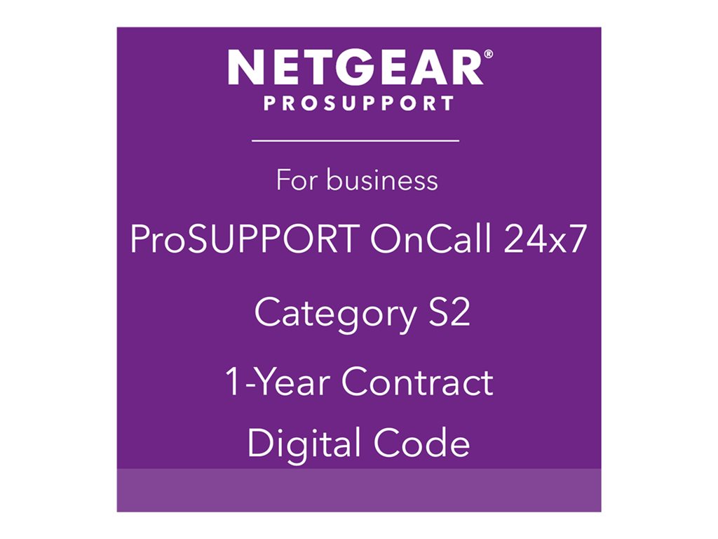 NETGEAR ONCALL 24x7 CATEGORY S2 1YR