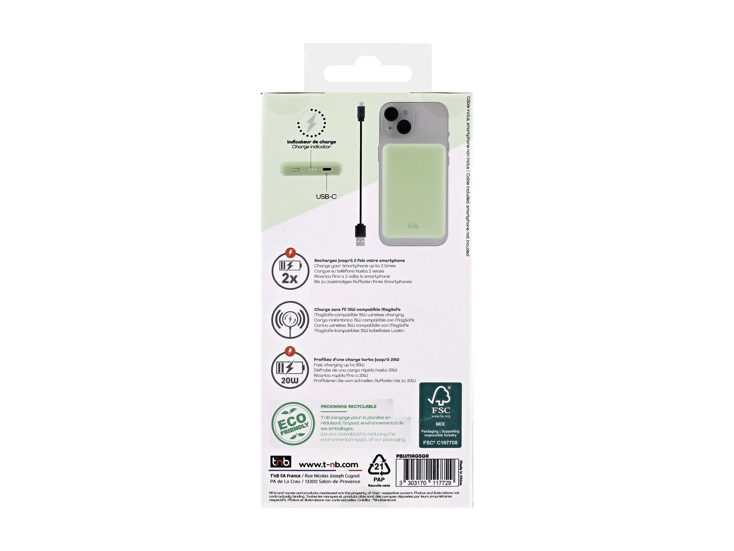TNB 5.000mAh powerbank