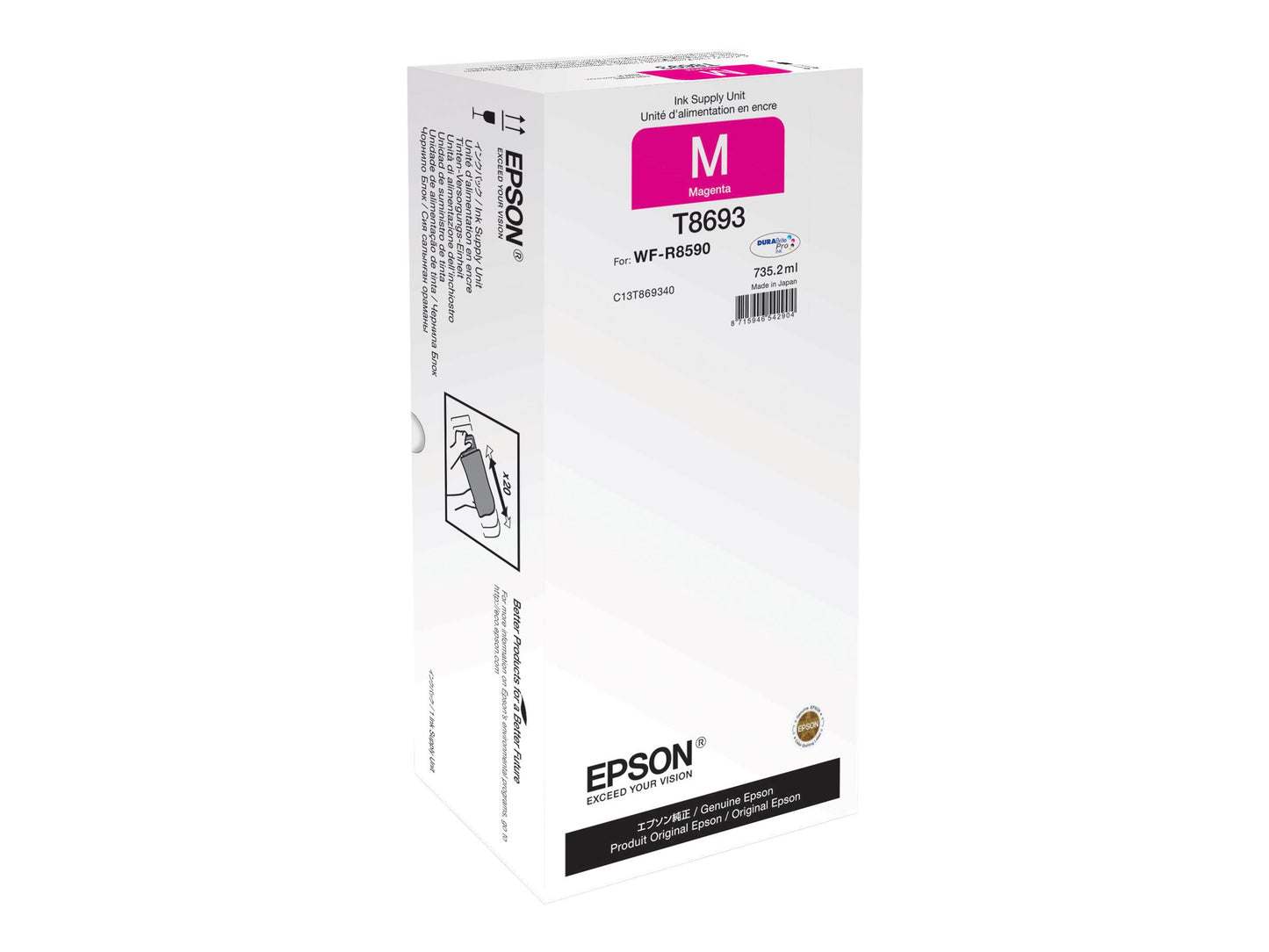 EPSON 4LB WorkForce Pro WF-R8590 Magenta XXL Ink Supply Unit