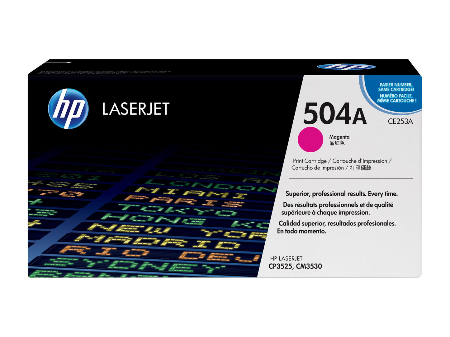 HP 504A original Colour LaserJet Toner cartridge CE253A magenta standard capacity 7.000 pages 1-pack ColorSphere
